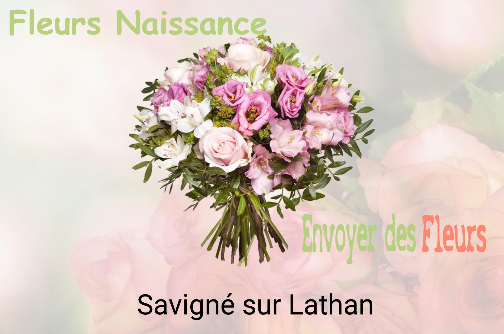 Bouquet de fleurs de naissance livré à Savigné-sur-Lathan