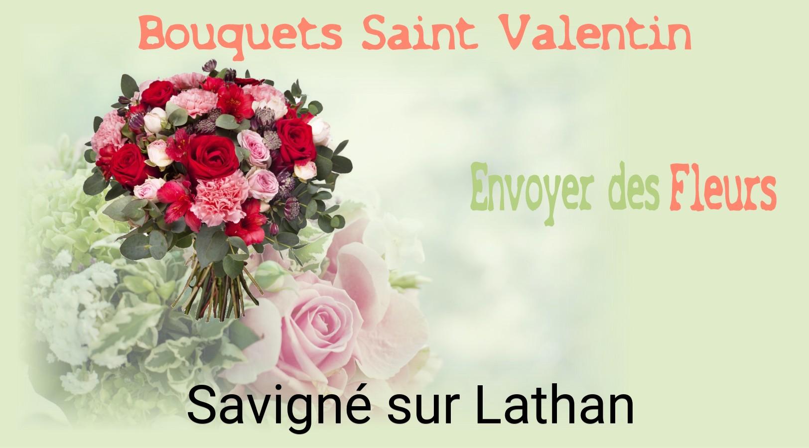 Roses de Saint-Valentin livrées à Savigné-sur-Lathan